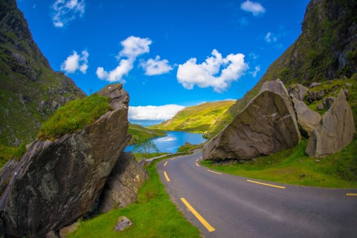 Another of the most beautiful places in Ireland is the Ring of Kerry, give it a visit. It's full of amazing Irish countryside.